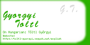 gyorgyi toltl business card